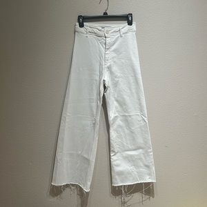 ZARA ZW MARINE STRAIGHT HIGH RISE JEANS